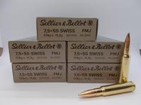 Sellier & Bellot 7.5x55 Swiss 174gr. FMJ